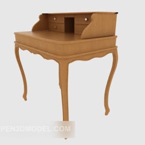 Solid Wood Dresser V1 3d model