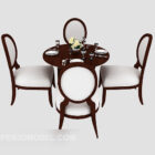 European Round Table Elegant Design