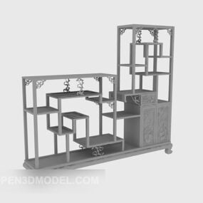 Fridge Showcase Cabinet 3d model