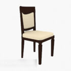 Home Chair Beige Upholstery