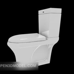 Home Bathroom Flush Toilet Unit 3d model