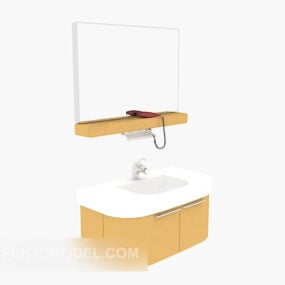 Home Washbasin With Mirror 3d model