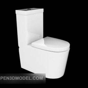 带衣架的现代马桶坐浴盆3d模型