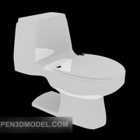 Keramisk Toto Toalett Modern Style 3d-modell