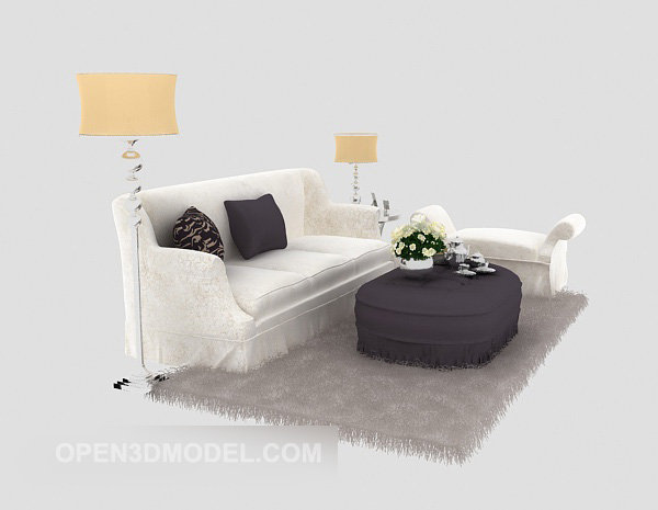 European Sofa Coffee Table Furniture