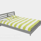 Modern Double Bed Striped Blanket