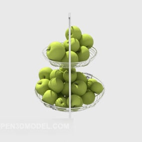 Kitchen Fruits Basket 3d model