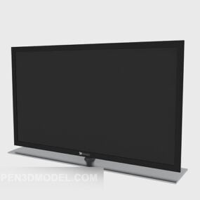 电视液晶宽屏显示器3d模型