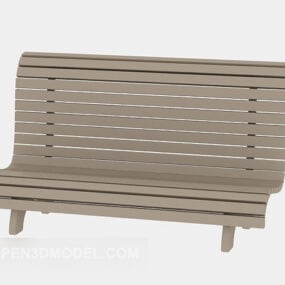 Outdoor Park Bench 3d model