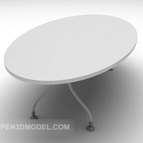 Round Conference Table 3d model