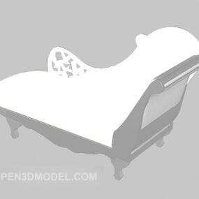 Розкладний односпальний диван 3d модель