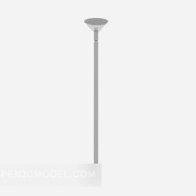 High Pole Iron Street Lamp 3d model