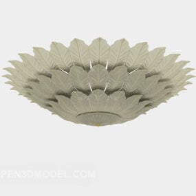 Home Stylized Round Ceiling Lamp 3d model