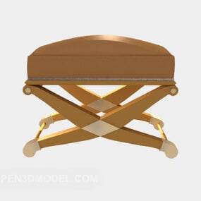 Plastikowe krzesło stołkowe Model 3D