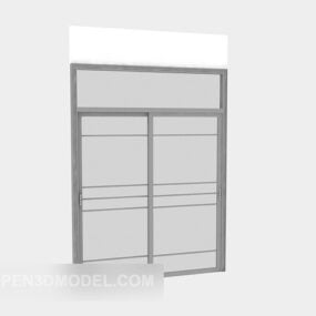 Dörr aluminiumram 3d-modell