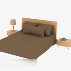 Soft Bed Brown Color