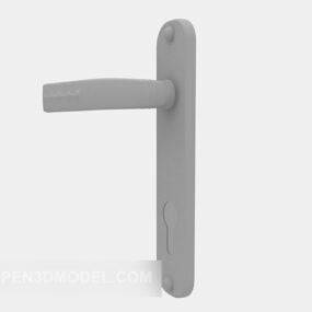 Metall-Türgriff-Design, 3D-Modell