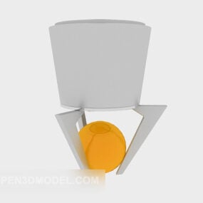 ランプ様式化された電球 3D モデル
