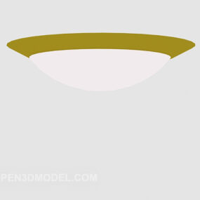 مصباح السقف ذو الظل المستدير المشترك نموذج ثلاثي الأبعاد