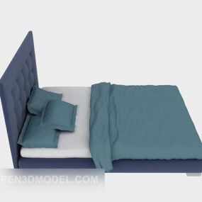 시몬스 현대 침대 담요 3d 모델
