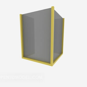 Kronleuchter Möbel Square Shade 3D-Modell