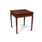 Elegancki kwadratowy stół z drewna