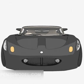 黑色超级跑车3d模型
