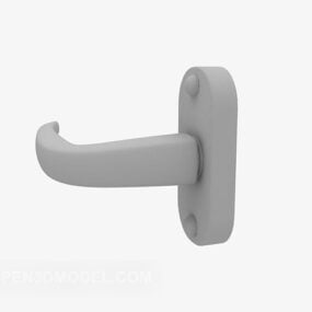 Common Metal Door Handle 3d model