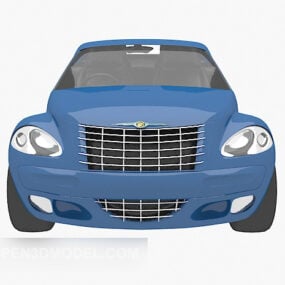 Chariot bleu V1 modèle 3D