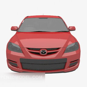 Mazda Kırmızı Araba 3d modeli