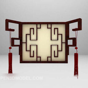 Modelo 3d de lustre clássico retrô chinês