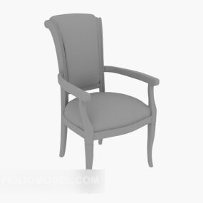 Solid Wood Chair Restaurant 3d model