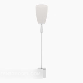 White Stylized Floor Lamp Furniture 3d model
