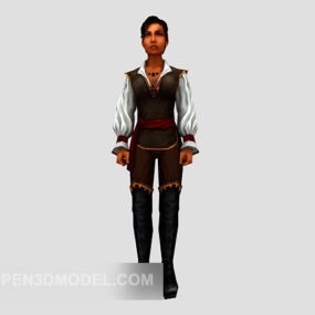 Ancient People Character 3d-modell