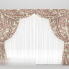 Small Crushed Flower Curtain Furniture