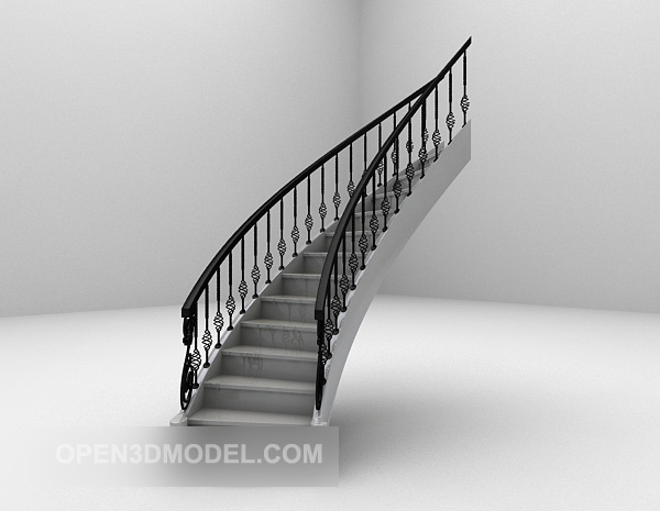 Stair Furniture Metal Handrails