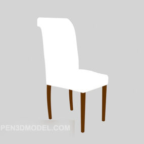 Seat White Furniture 3d model