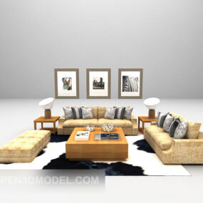 组合沙发全套3d模型