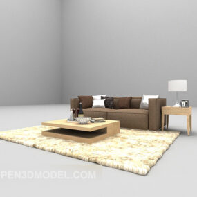 Modern Set Sofa Large Full Set 3d model