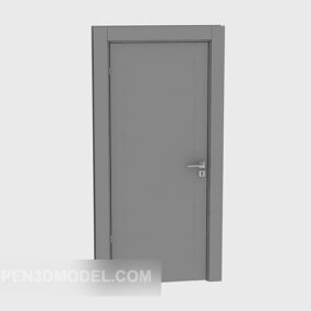 문 회색 문 3d 모델