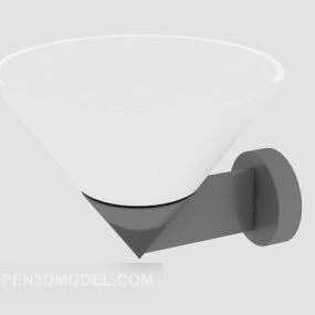 Wall Light Furniture White Shade 3d model