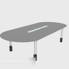 Coffee Table Oval Shaped 3d model