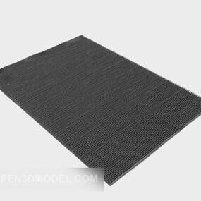 Grey Carpet Decor 3d model