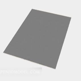 فرش خانه رنگ خاکستری مدل سه بعدی