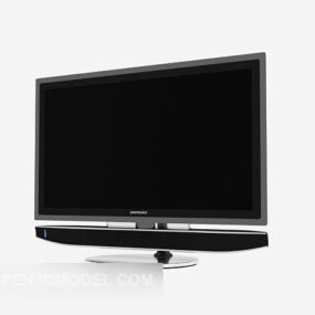 Lcd Monitor Black Led 3d model