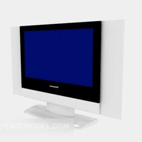 Computer Display Lcd With Sound Bar 3d model