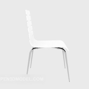3D model židle z kovového materiálu