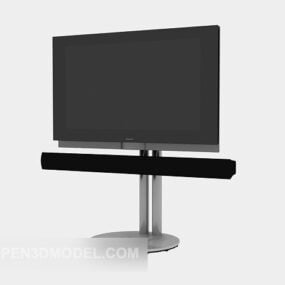 Display LCD com barra de som modelo 3d