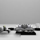 Современный диван-стол с подушками