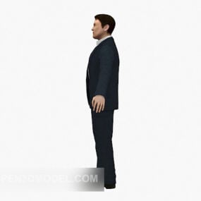 Manager Mannen Karakter 3D-model